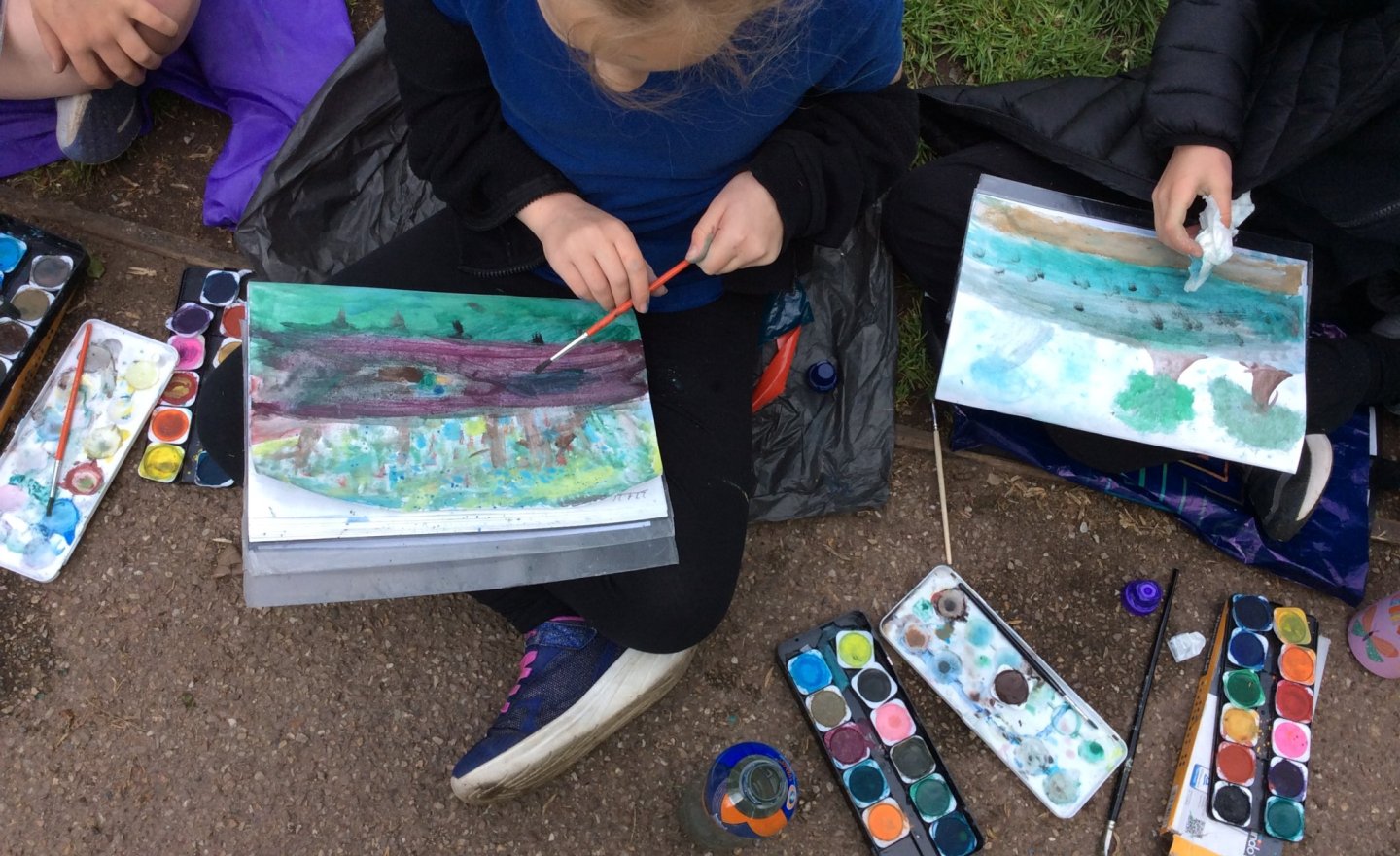Image of Painting at the Canal