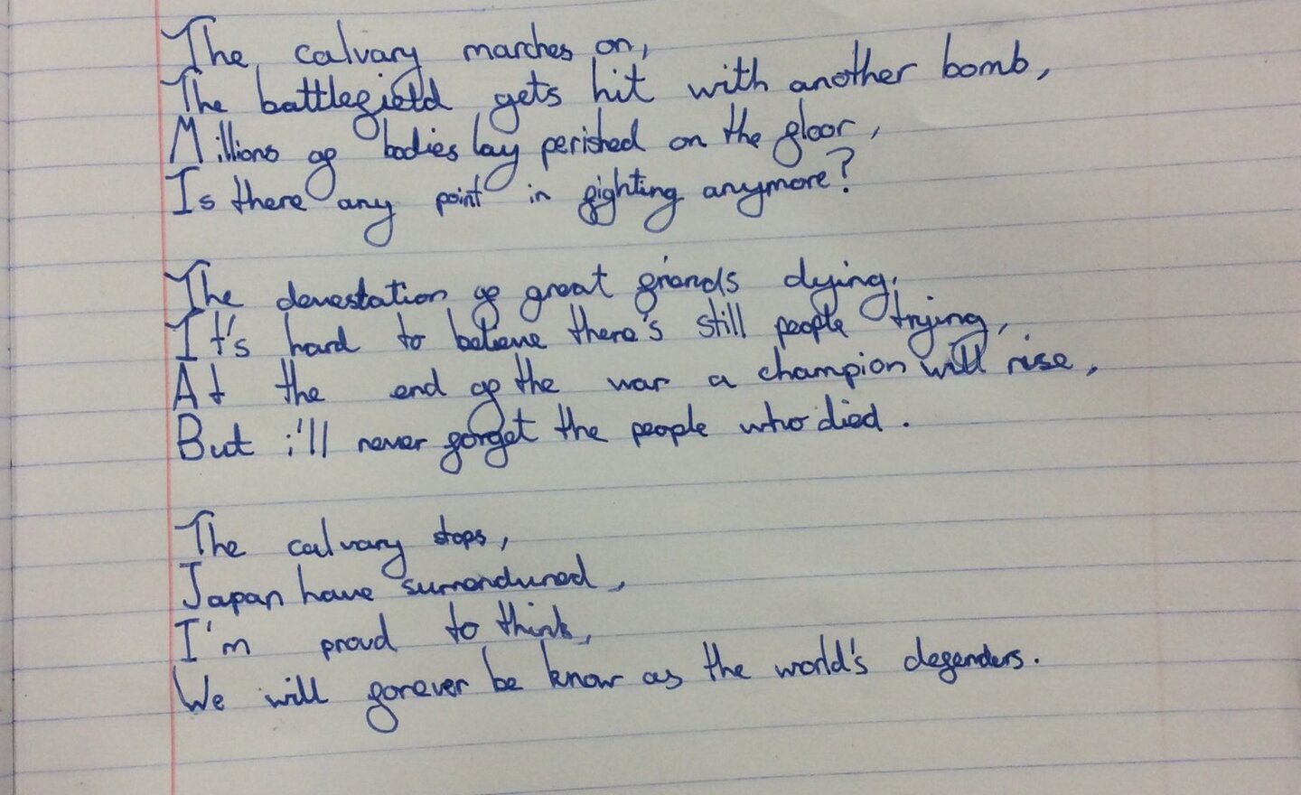 Image of Remembrance Poetry