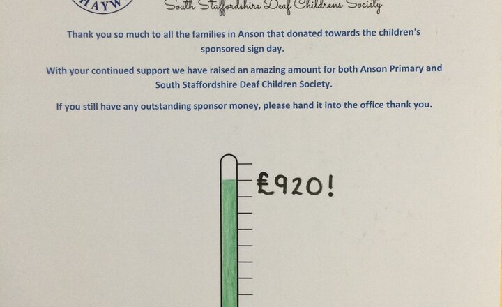 Image of Thank You Anson Families!! 