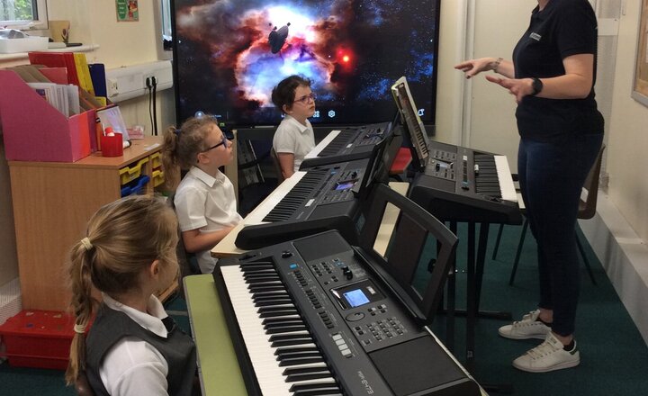 Image of Keyboard Lessons begin at Anson