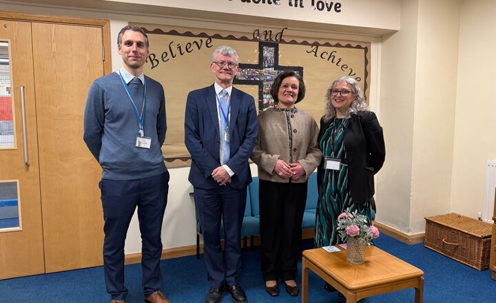 Image of Anson welcome DFE District General Tim Coulson