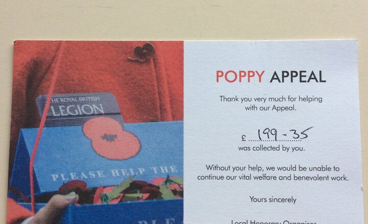 Image of Poppy Appeal Thank you!