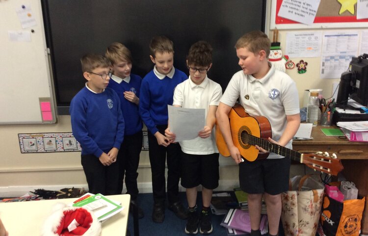 Image of Class 4 are musicians!