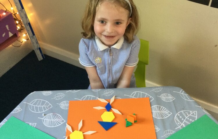 Image of What fun we’ve had exploring shapes this week!