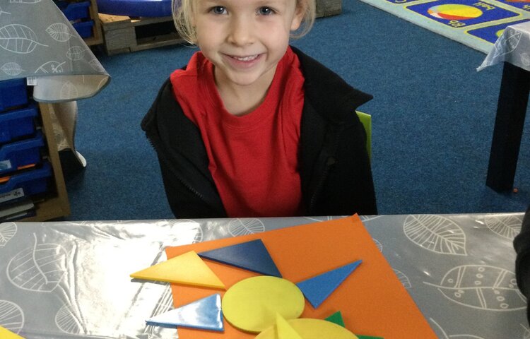 Image of Being Creative with Circles and Triangles