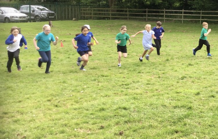 Image of Sports Day practise 