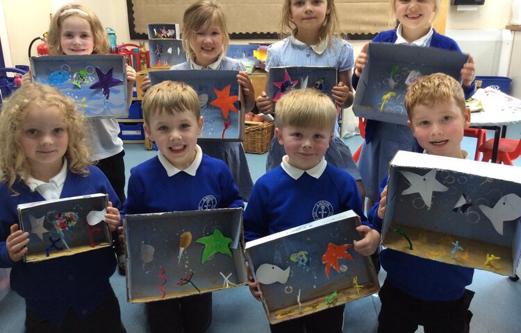 Image of What fantastic creations Class 1! 