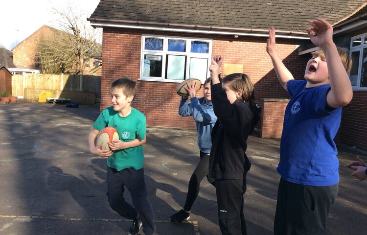 Image of Class 4 Spring Term Tag Rugby