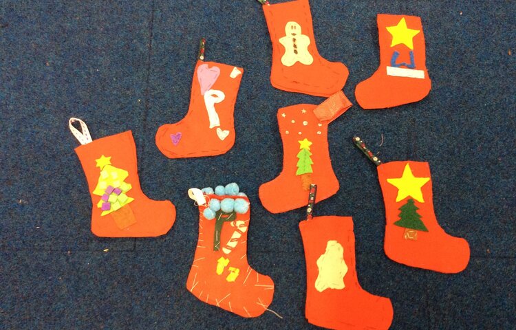 Image of Design and Technology Christmas Stockings 