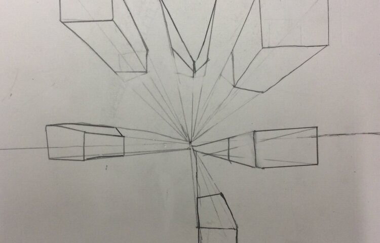 Image of Class 4 - one point perspective