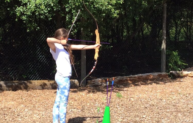 Image of Awesome archery from Group 2!