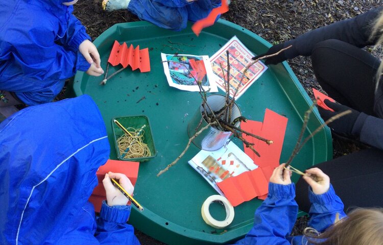 Image of Forest school Chinese New Year