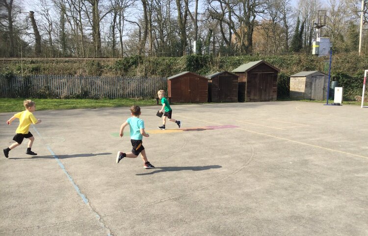 Image of A PE Lesson in the Sun 