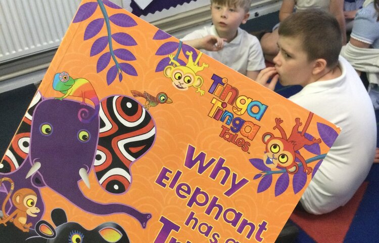 Image of Why Elephant has a Trunk!