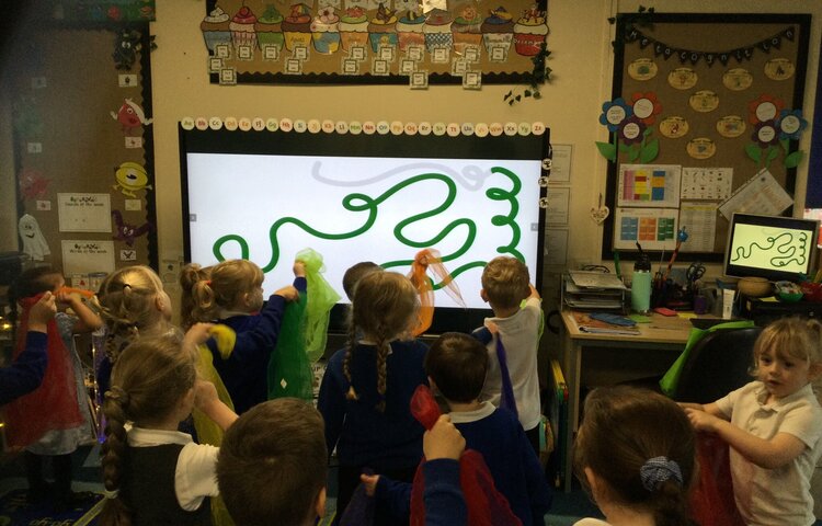 Image of Musical mindfulness in Class 1!