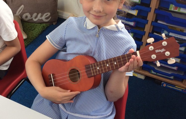 Image of Ukulele Fun In Class 3