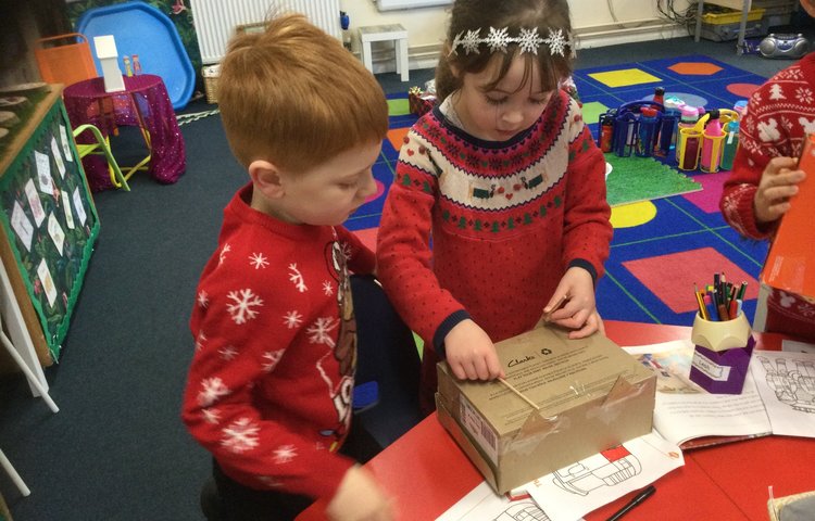 Image of Class 2 Making Fire Engine’s 