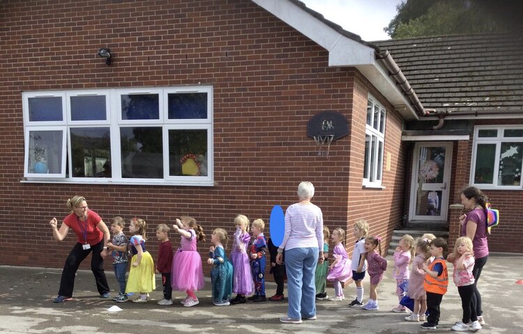 Image of What stars Class 1 were during our Fun Run!
