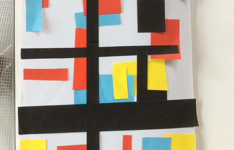 Image of Art in the style of Mondrian 