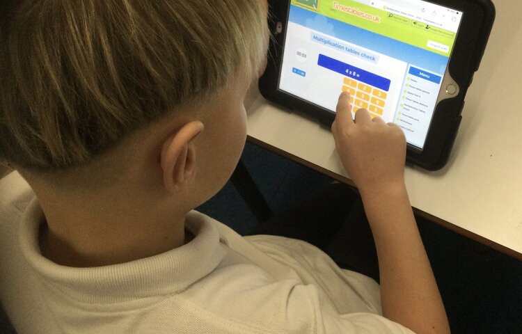 Image of Maths tables tests