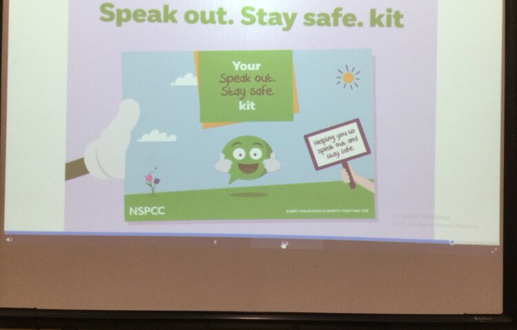 Image of NSPCC visit