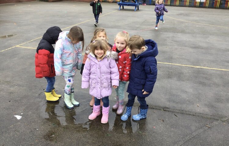 Image of Wearing our Wellies for Winston Wish!