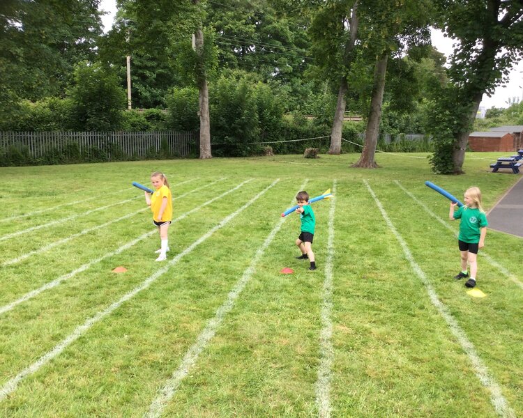 Image of Class 1 Sports Day Practise 