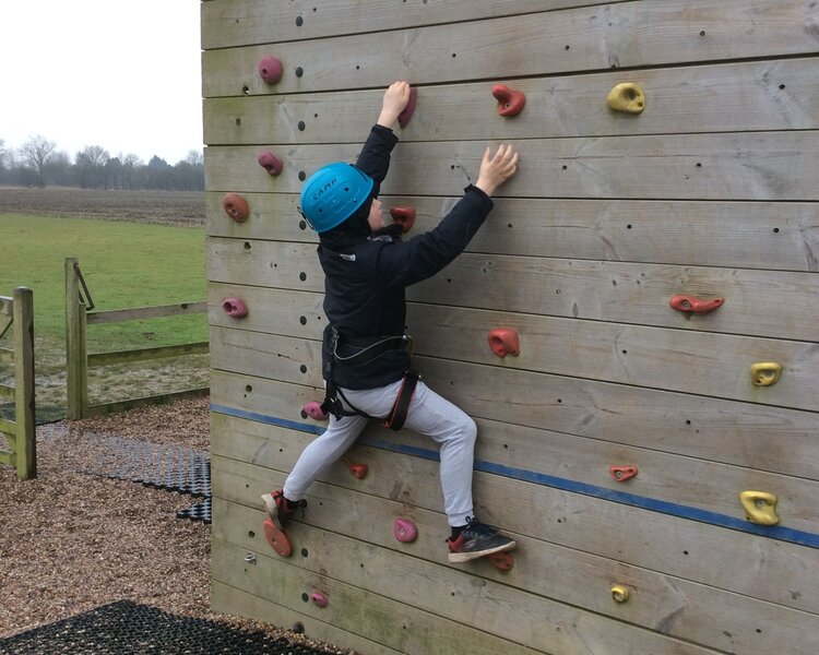 Image of Climbing the Wall!