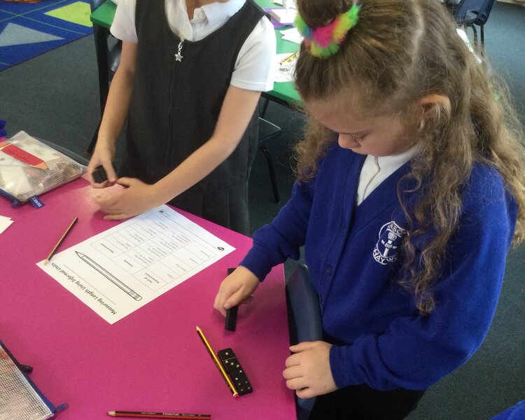 Image of Measuring using non standard units