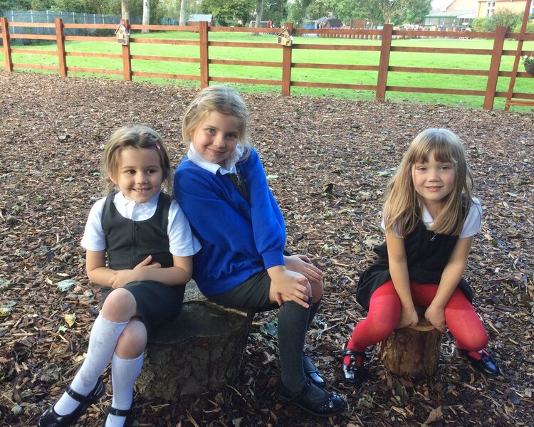 Image of Story time in our outdoor classroom