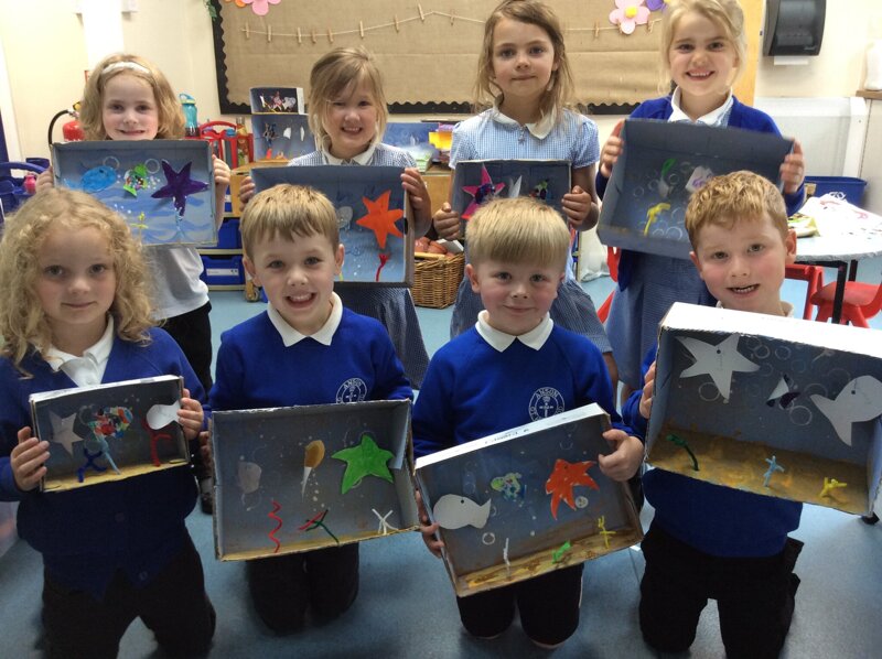 Image of What fantastic creations Class 1! 