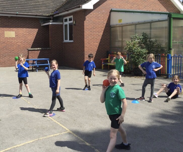 Image of PE in the sunshine 