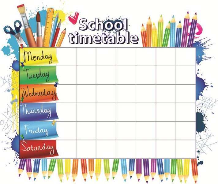 Class 2 -suggested weekly timetable | Anson CE Primary School