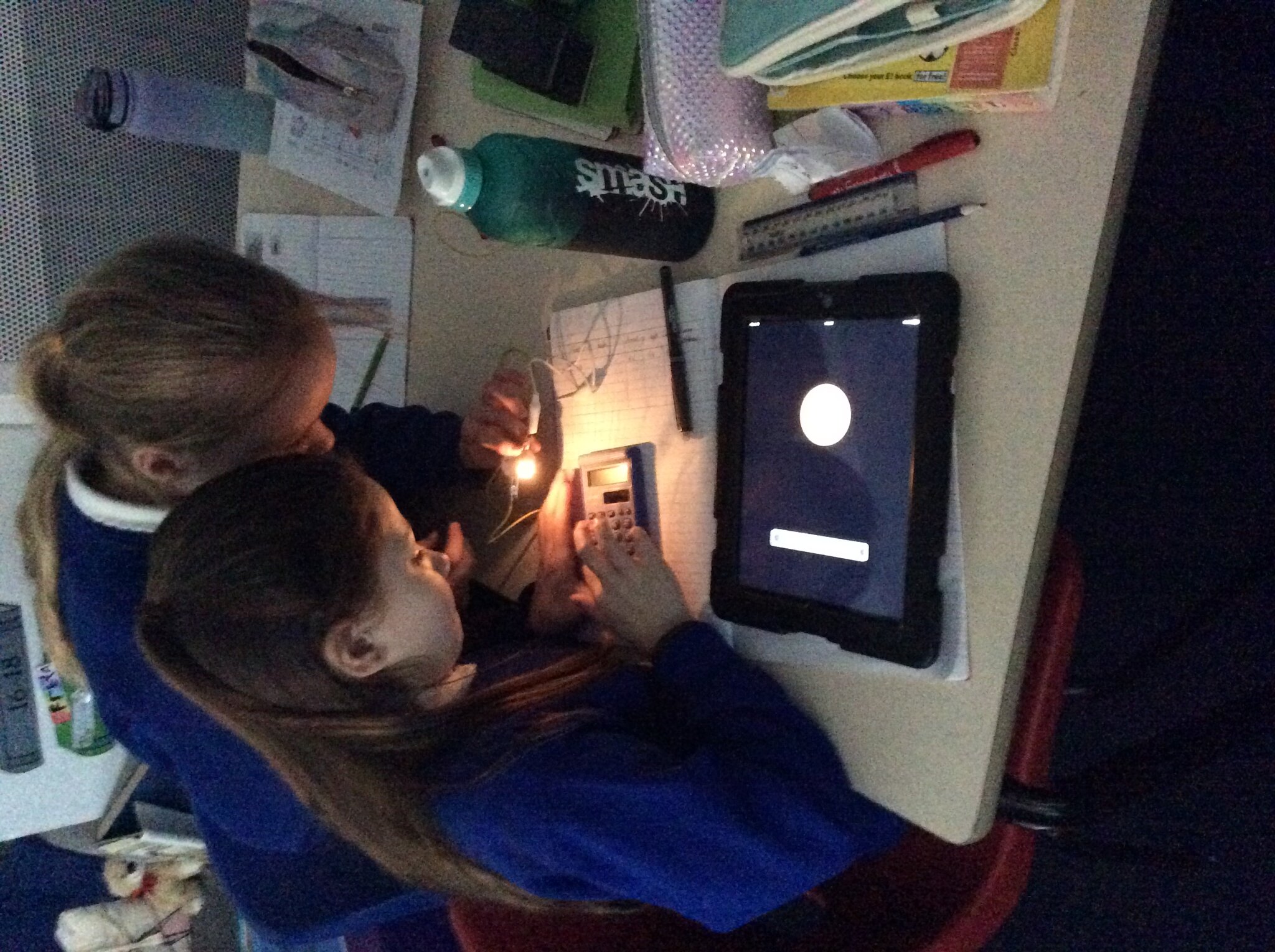 Image of Testing the brightness of bulbs 