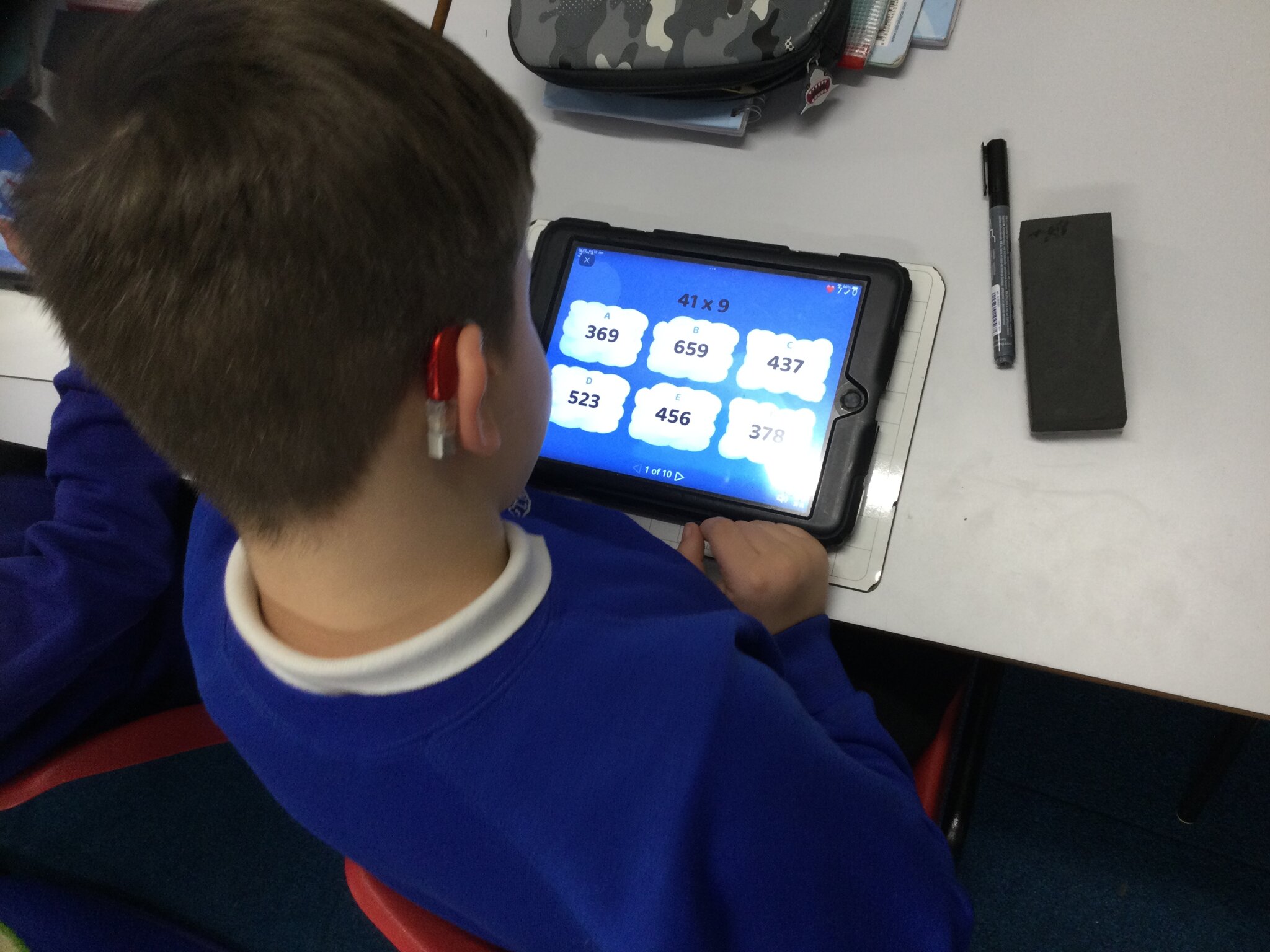 Image of Multiplication and division, on devices! 