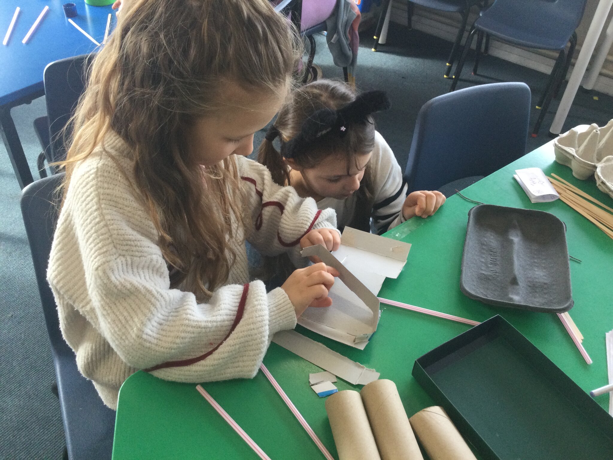 Image of Building our models of playground equipment