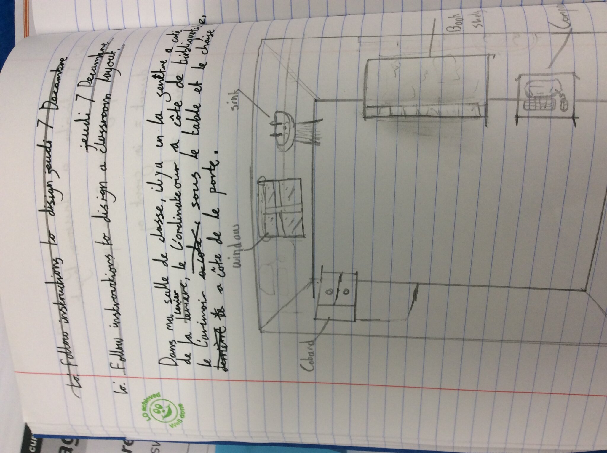 Image of French lesson - School life