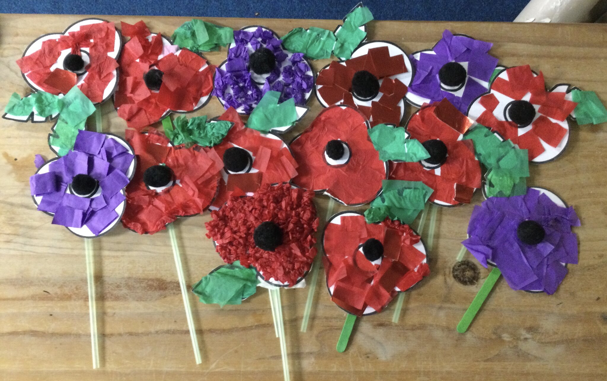 Image of Remembrance Day and Poppies