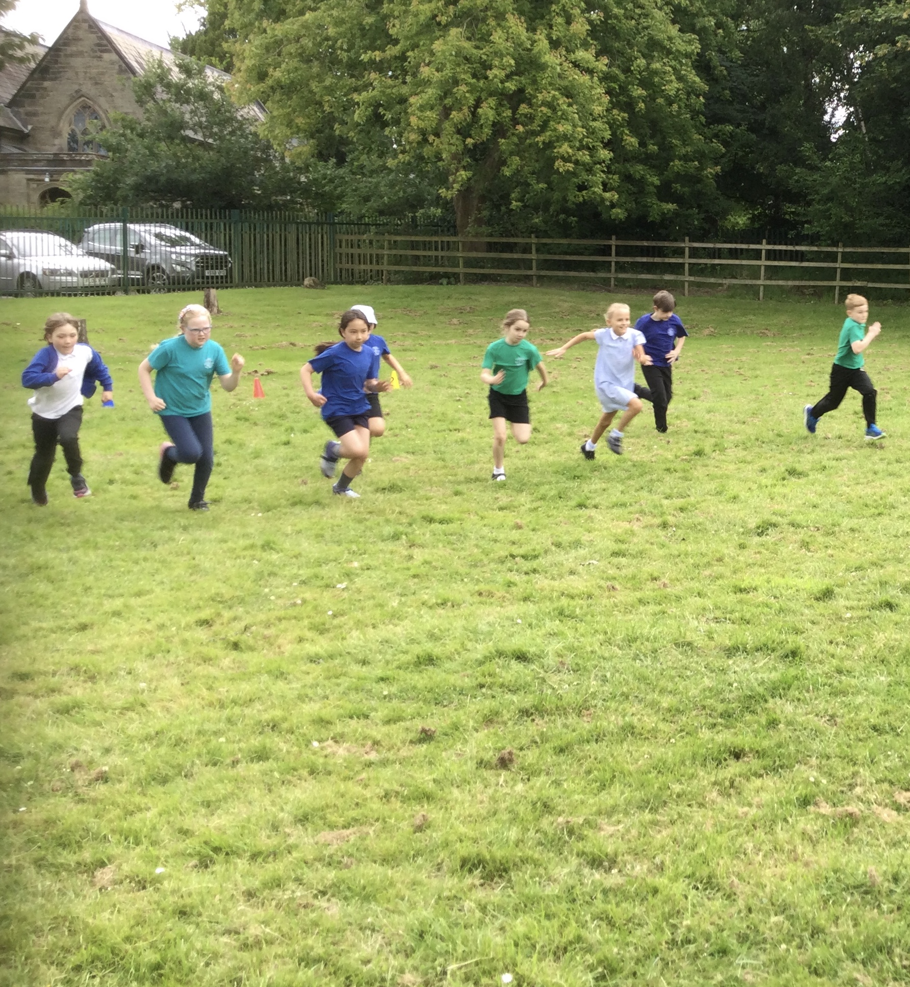 Image of Sports Day practise 