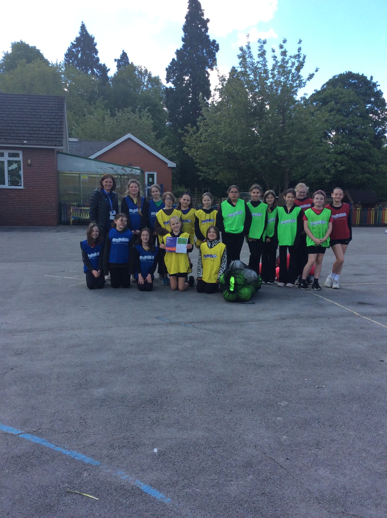 Image of Class 4 Girls’ Football - May