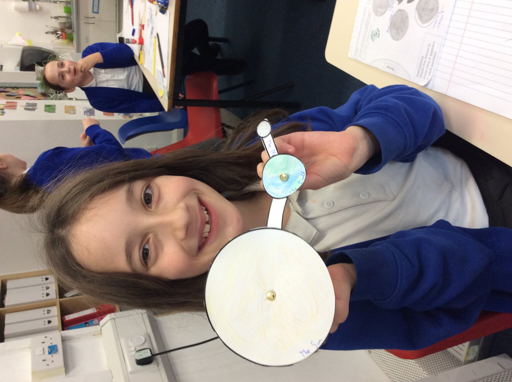 Image of Earth and moon’s orbits