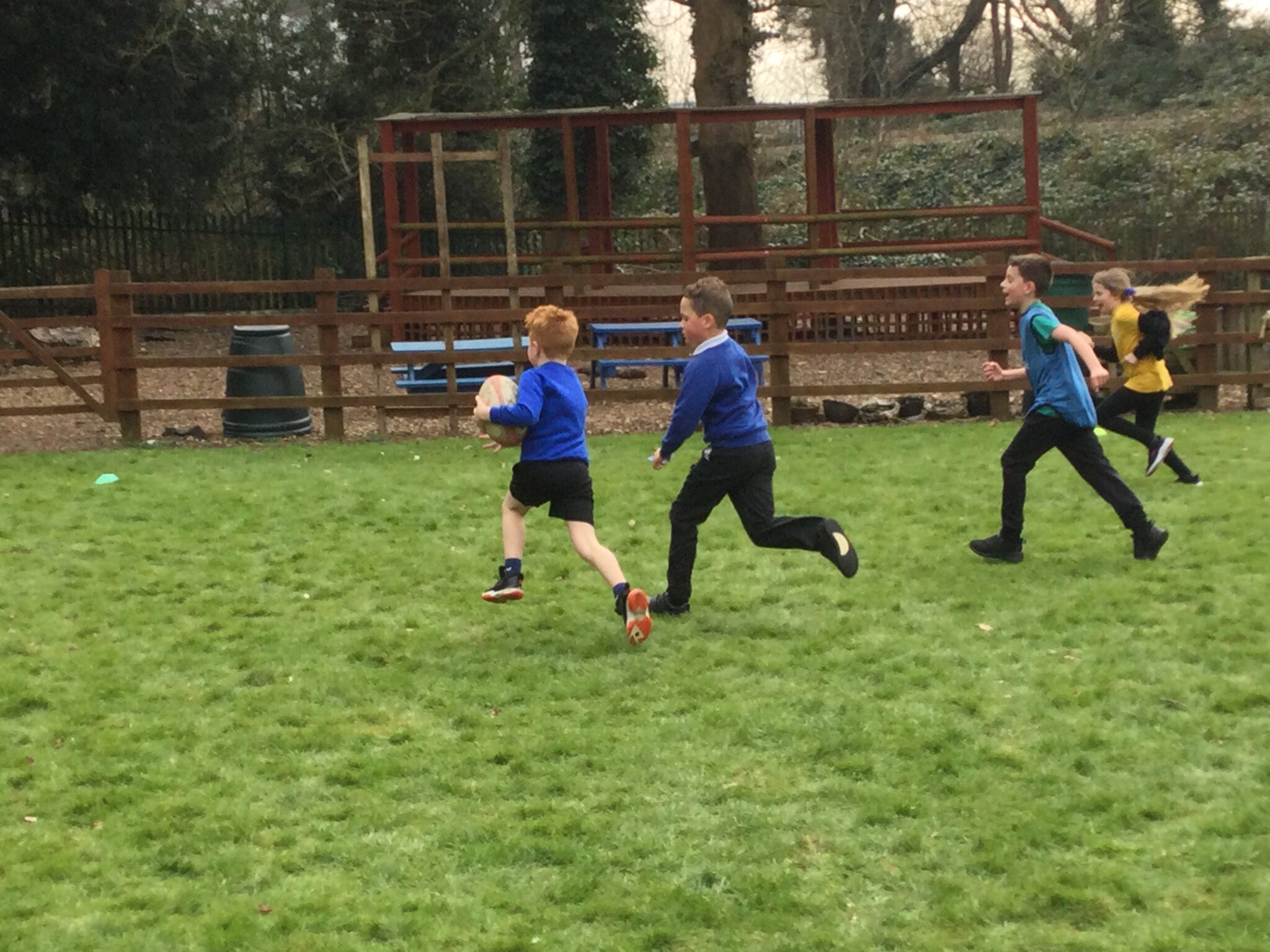 Image of Touch Rugby with a Leicester Tigers coach 