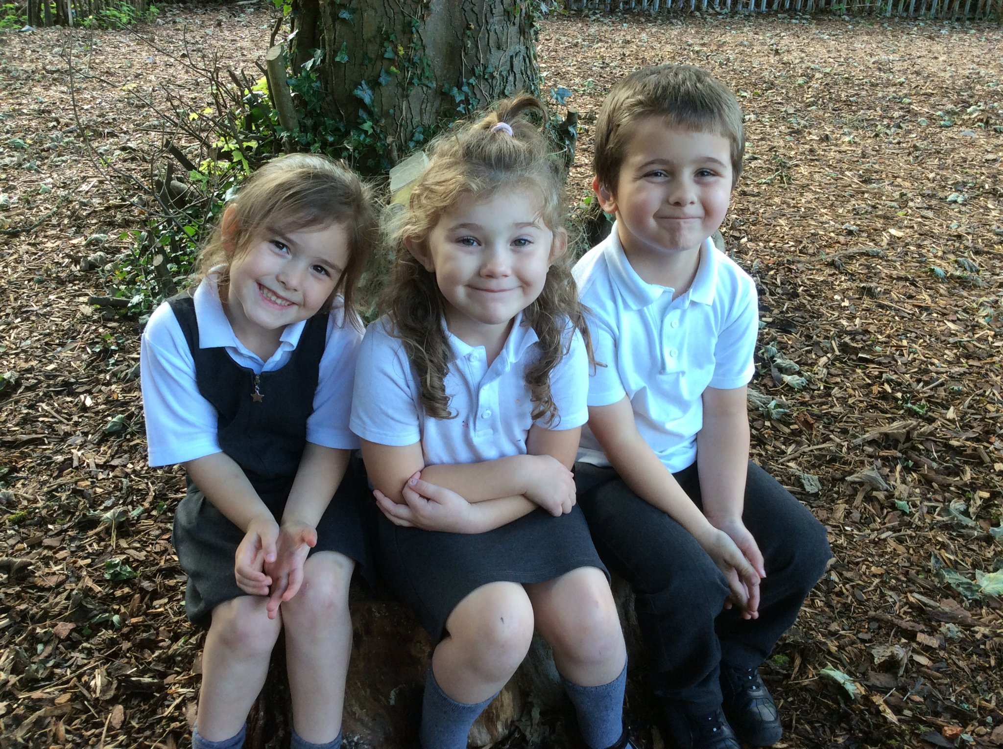 Image of Story time in the outdoor classroom