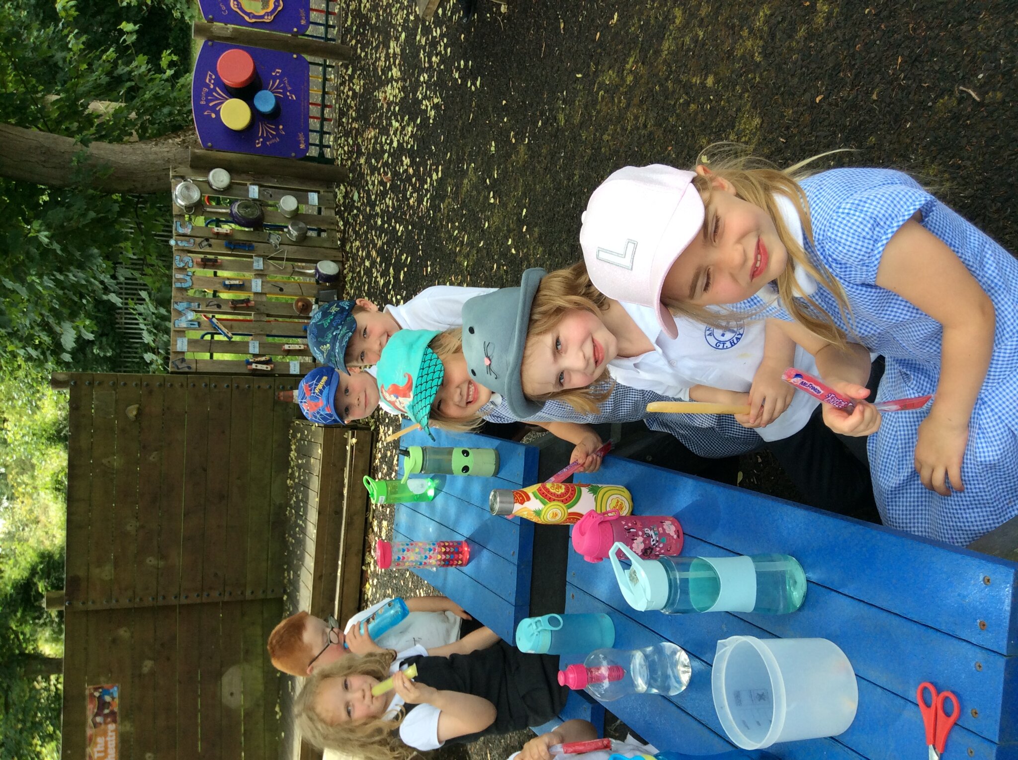 Image of Enjoying the weather and Freezer Pop Friday! 