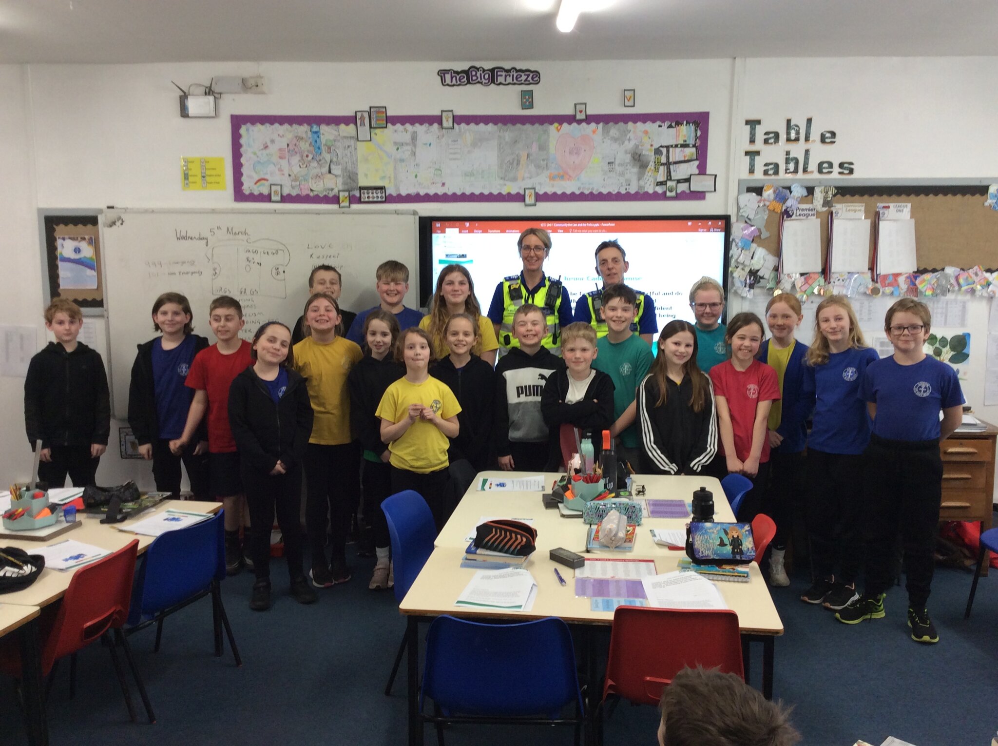 Image of PCSOs in Class 4 