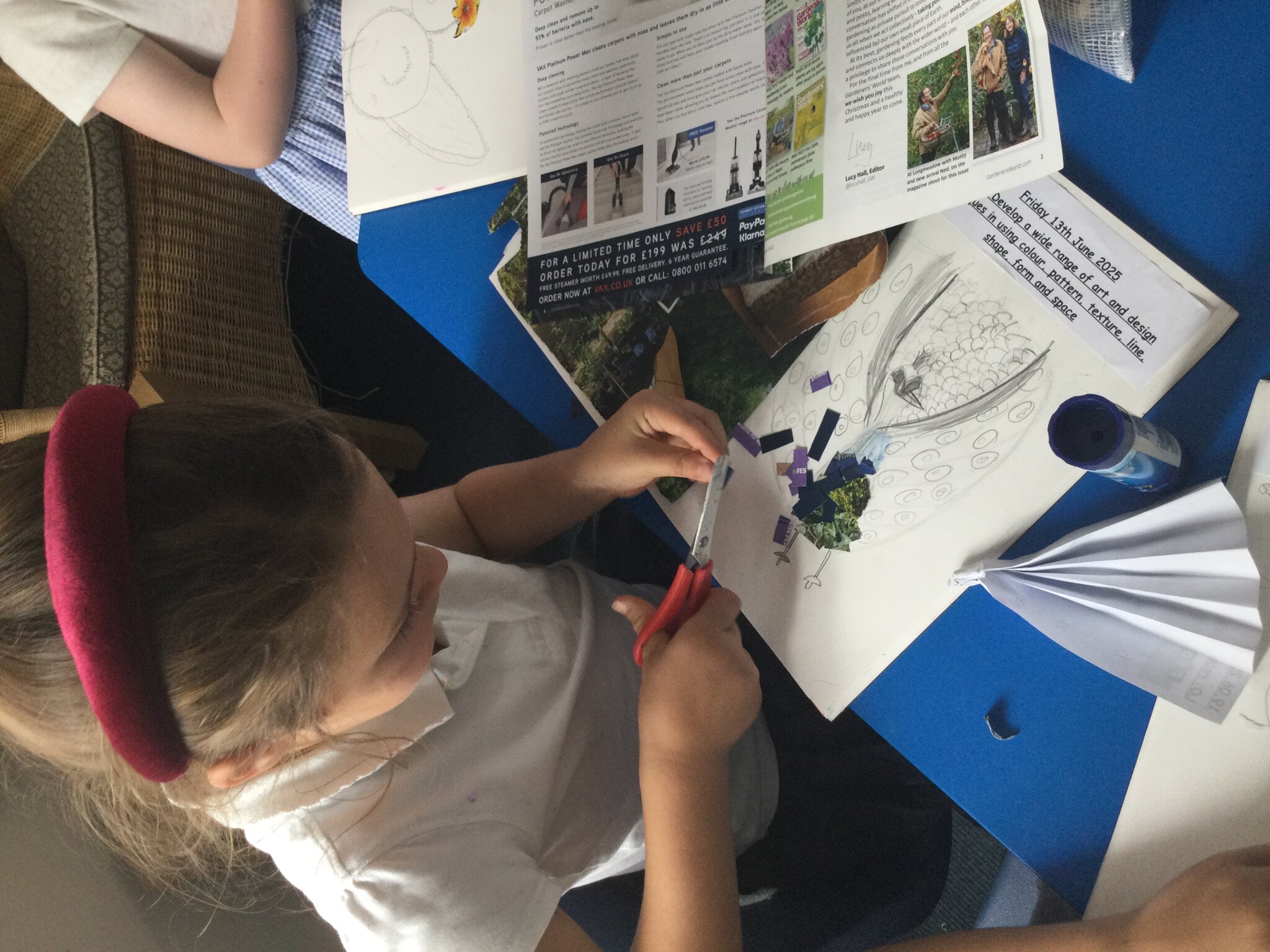 Image of Our collages birds in class 2!