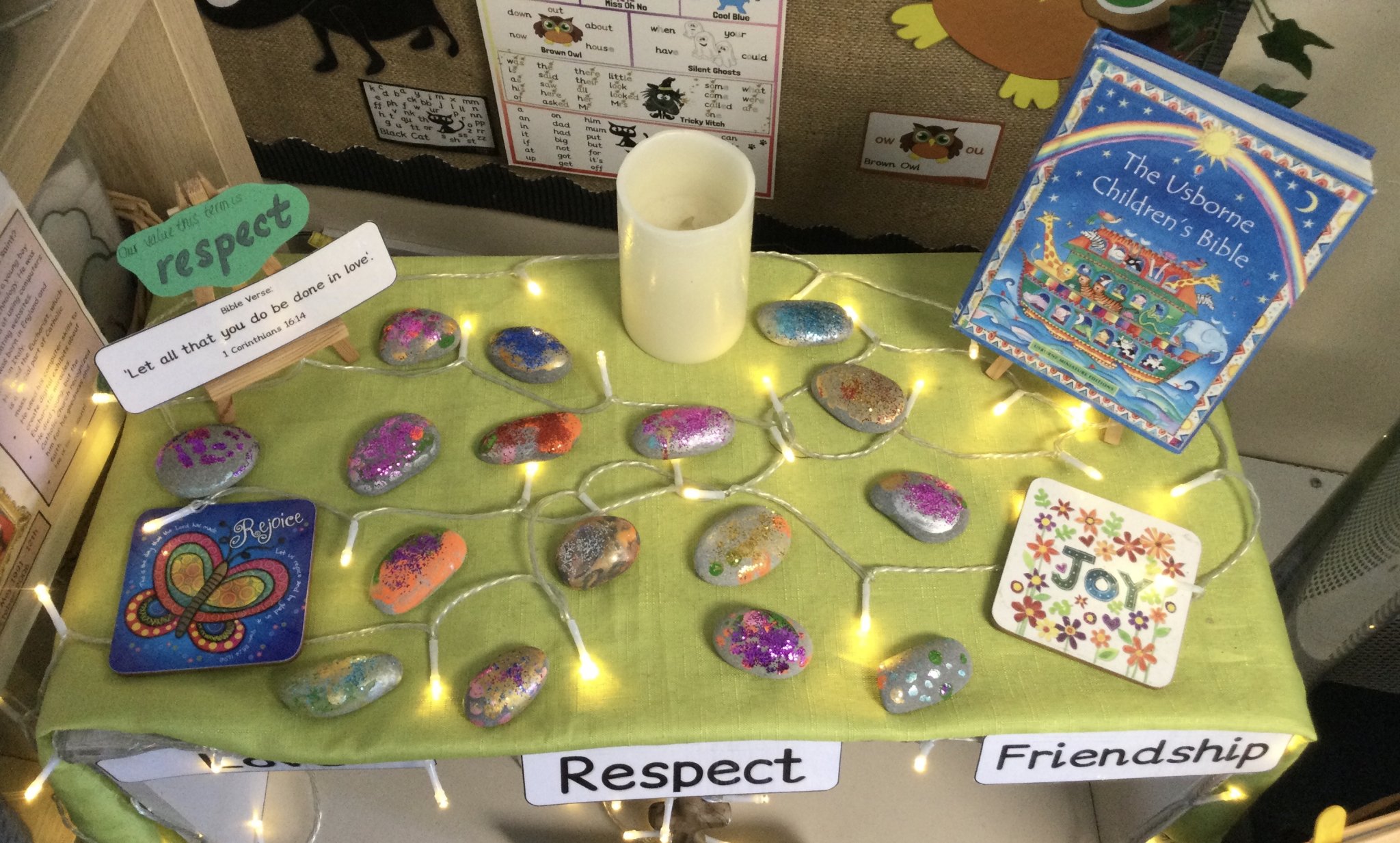 Image of Creating our prayer stones 