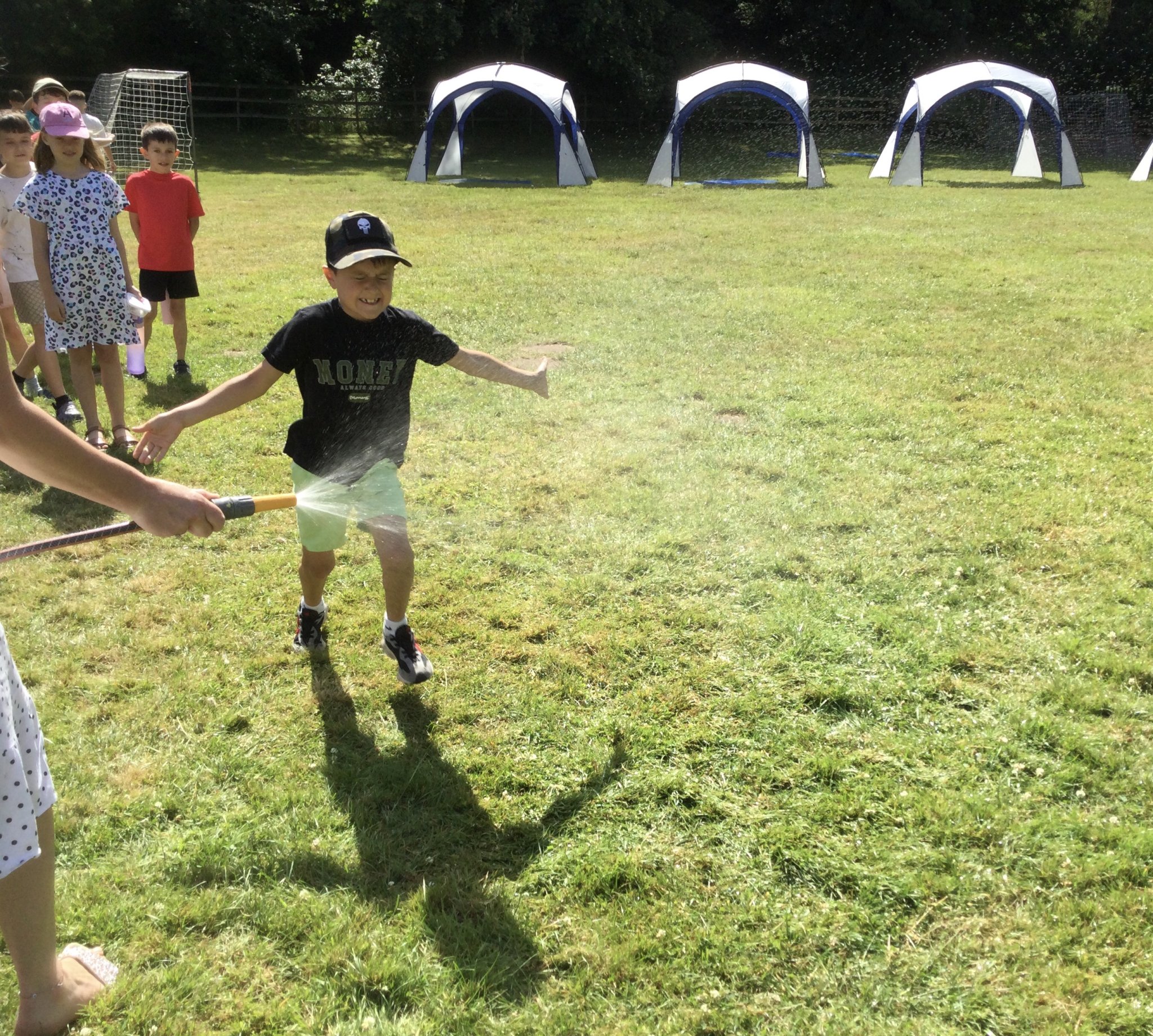 Image of Ice pops and sprinkler fun