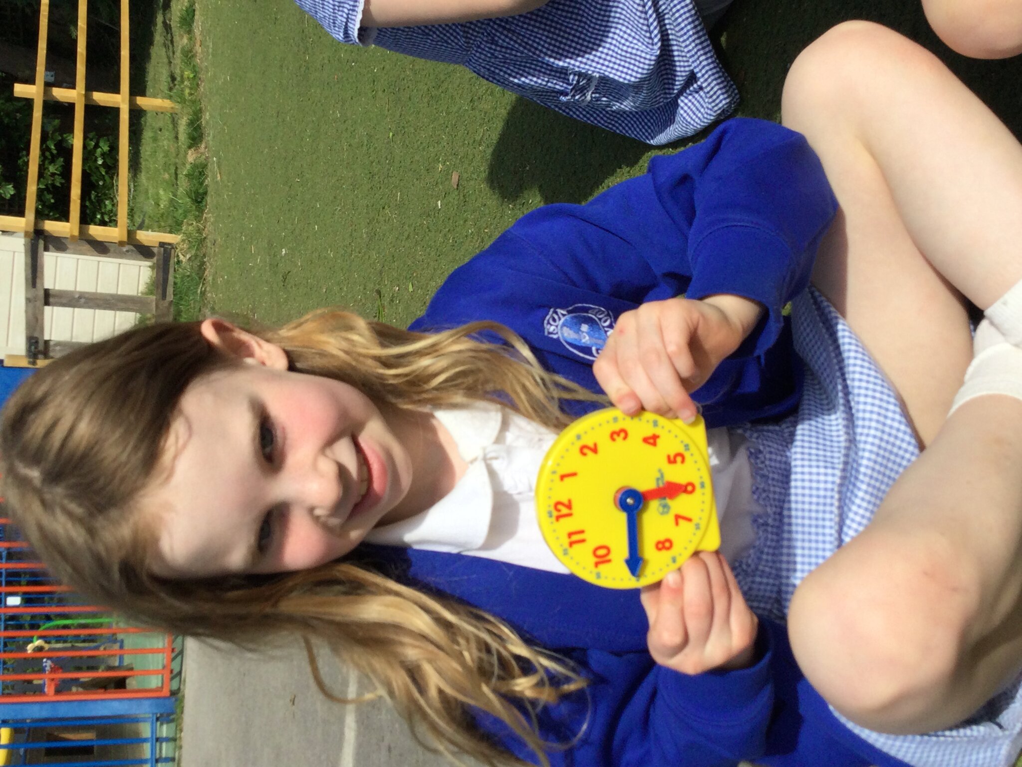 Image of Active maths in the spring sunshine