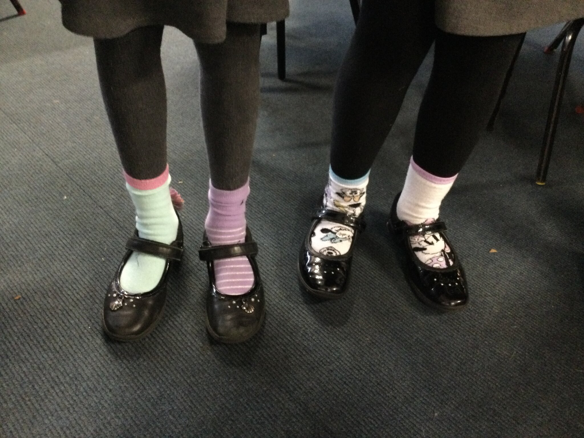 Image of Odd socks day for anti-bullying week!